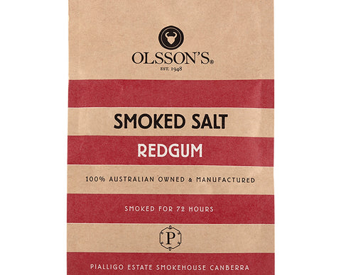 Olssons Red Gum Smoked Salt 500g Bag